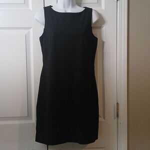 Studio by London TImes black sleeveless classy black dress Sz 8 NWOT